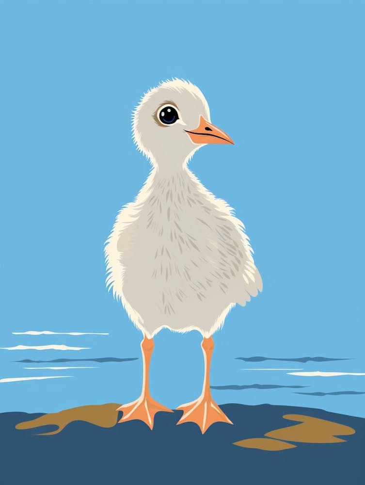 Baby Tierillustration Vogel 3