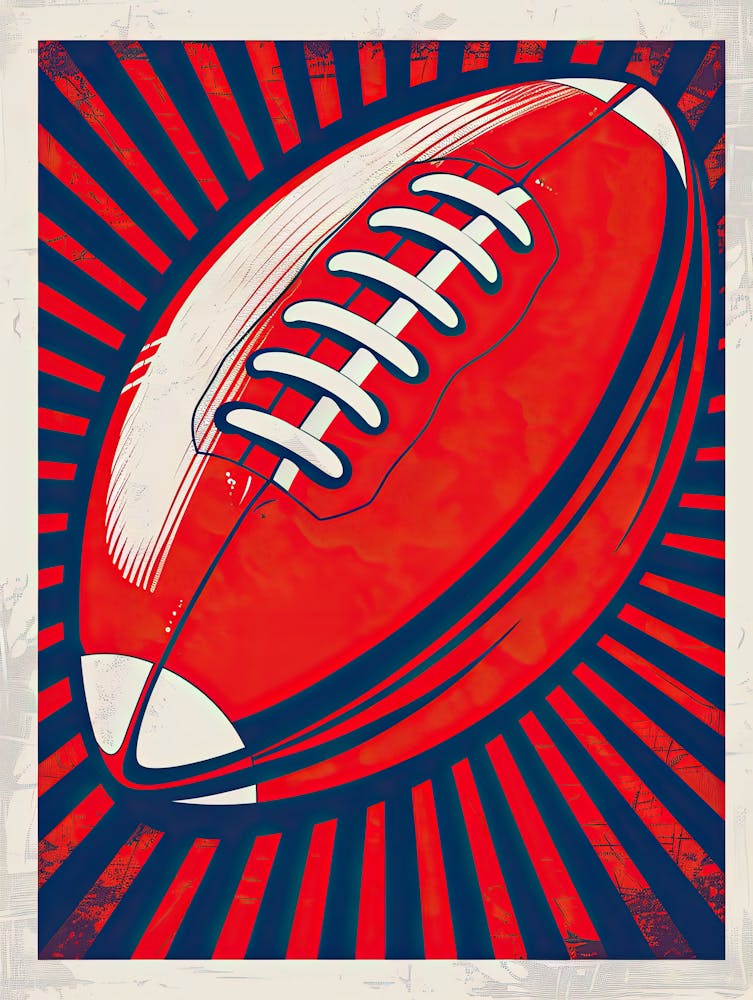 American Football Poster