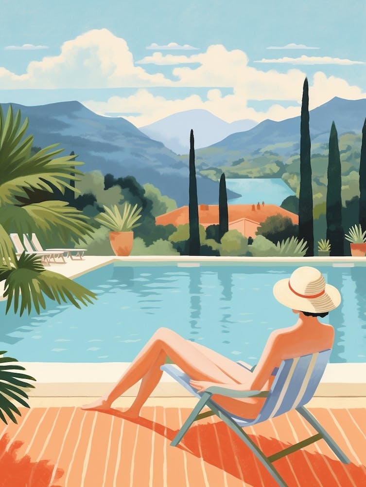 Lounging By The Pool 2