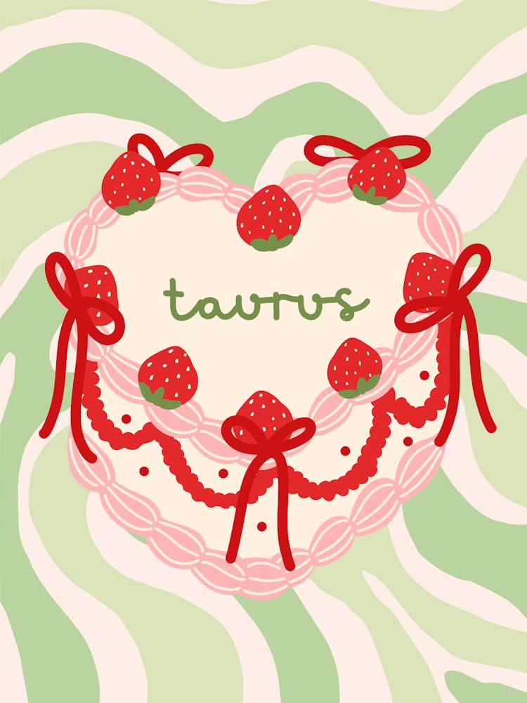 Taurus Coquette Cake
