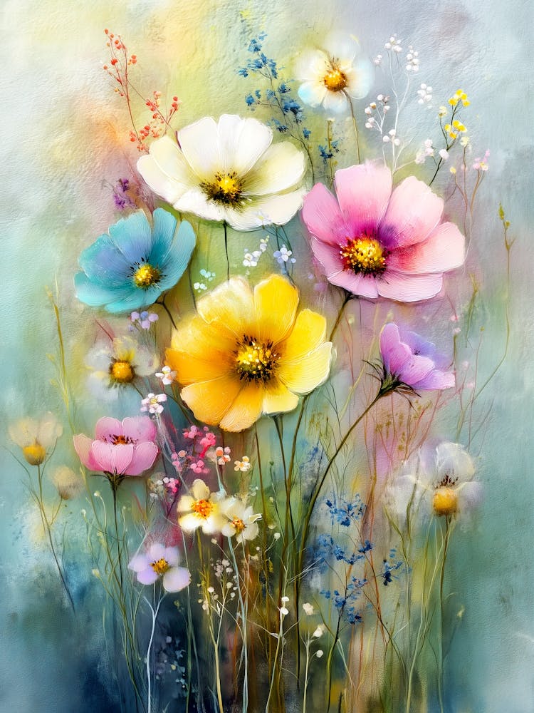 Cosmos nature flora art