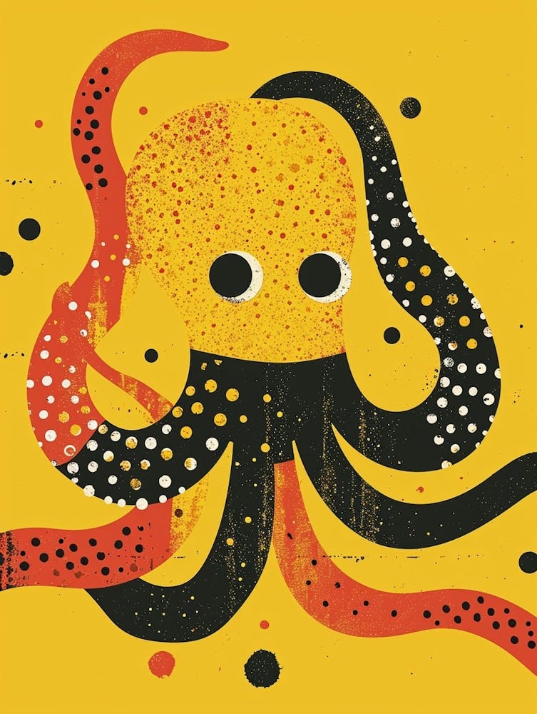 Yellow Octopus 4