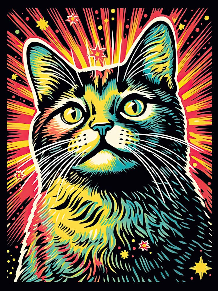 Cosmic Cataclysm, Psychedelic Cats series
