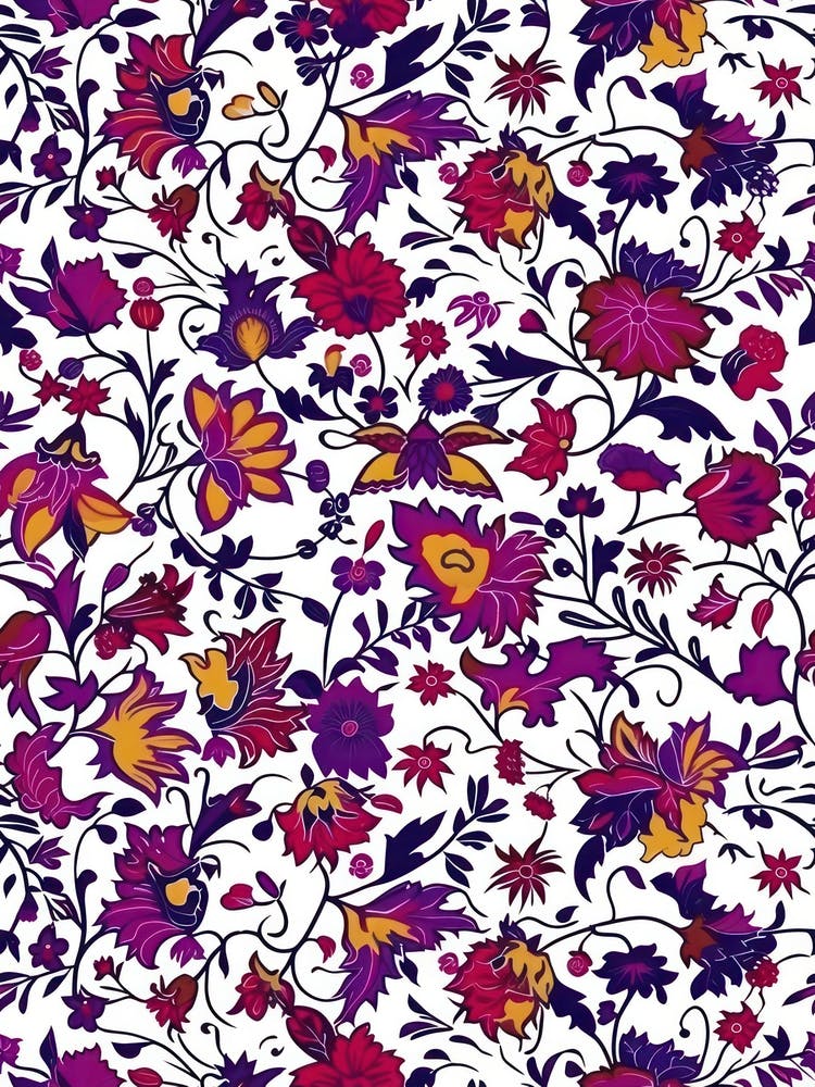 Aster Amaze London Fabrics Floral Pattern 7