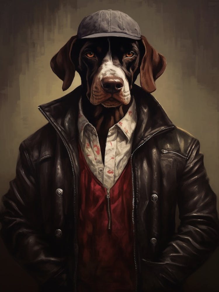 Gangster Dog German Shorthaired Pointer