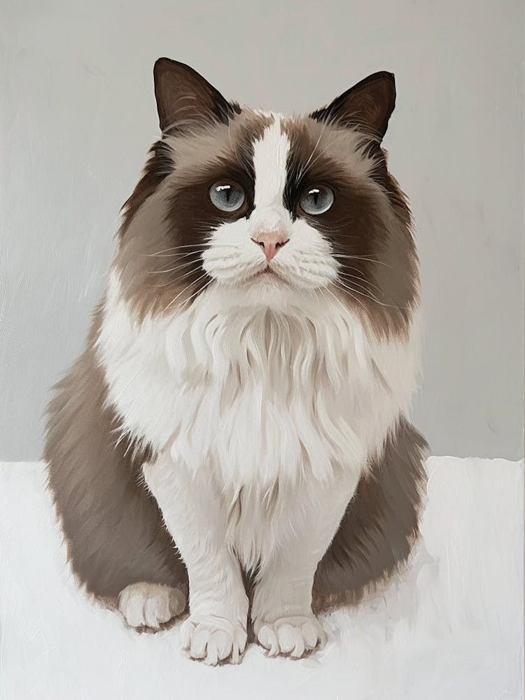 Ragdoll Cat Painting 3