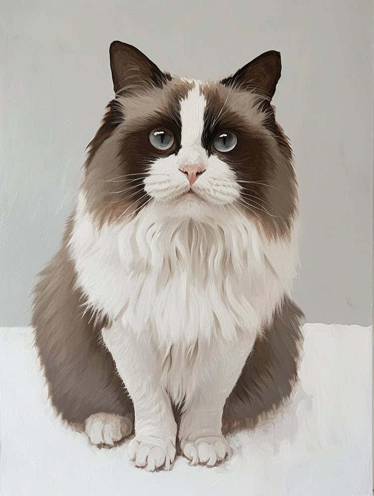 Ragdoll Cat Painting 3