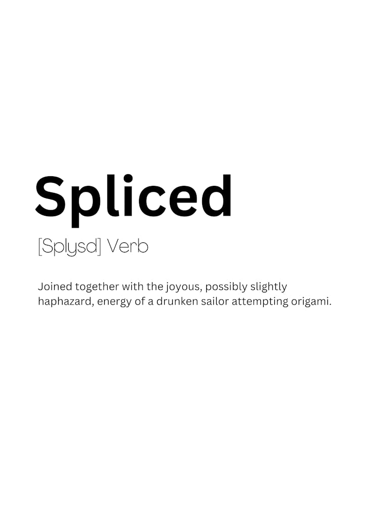 Spliced Definition Meaning