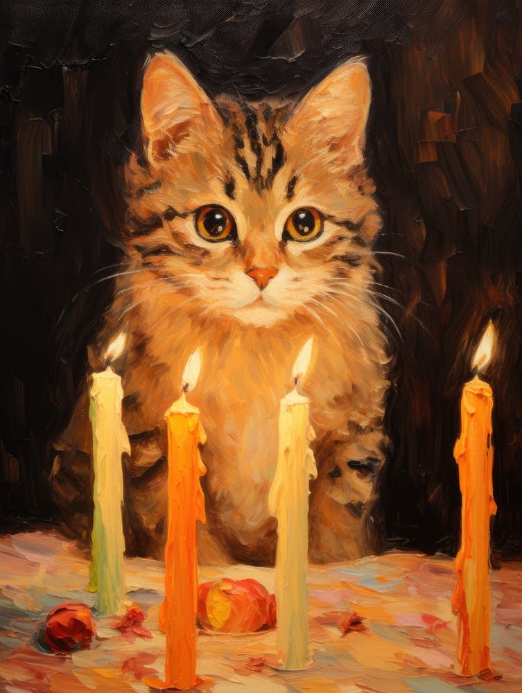 Chat D'Anniversaire