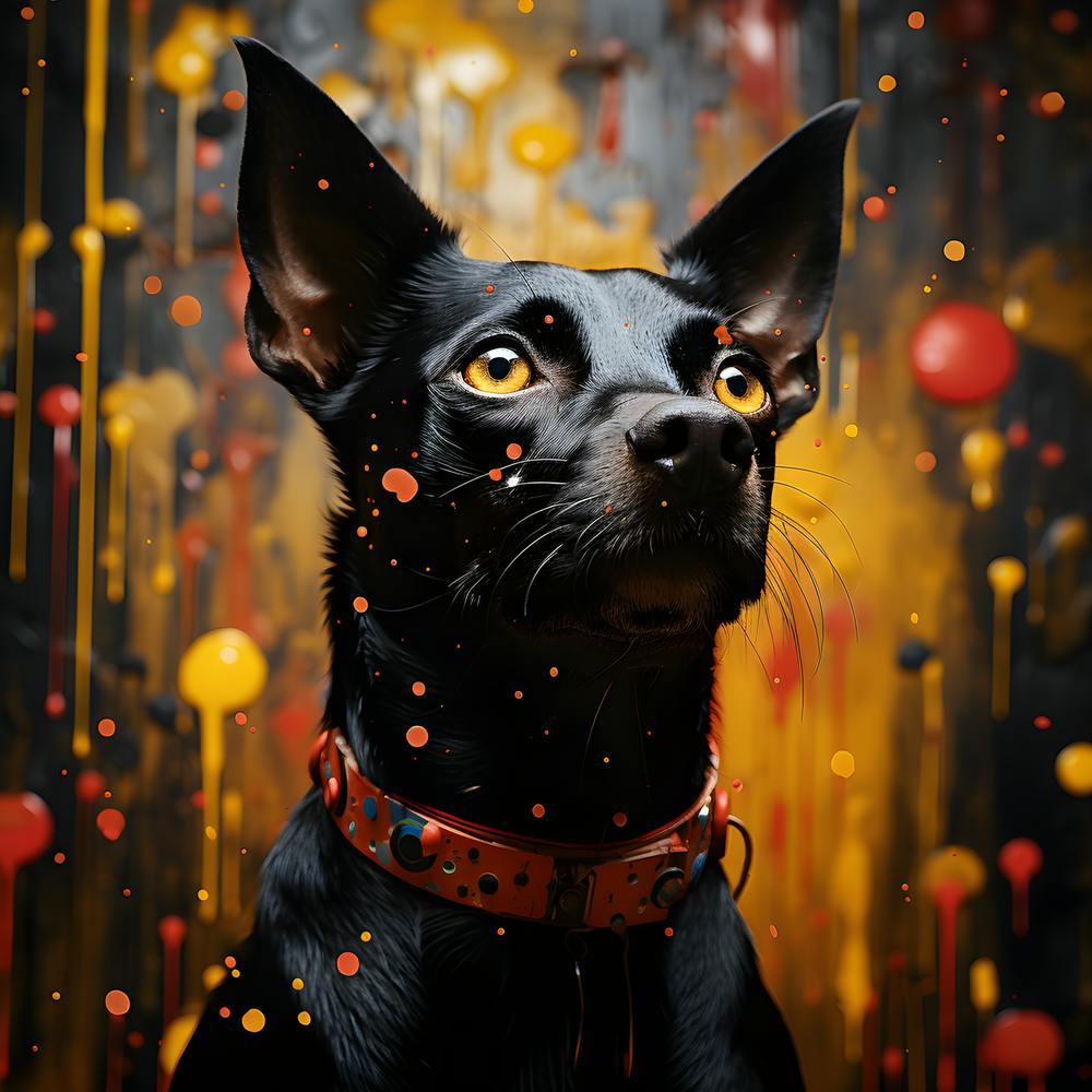 Brooding Dark Art Guardian