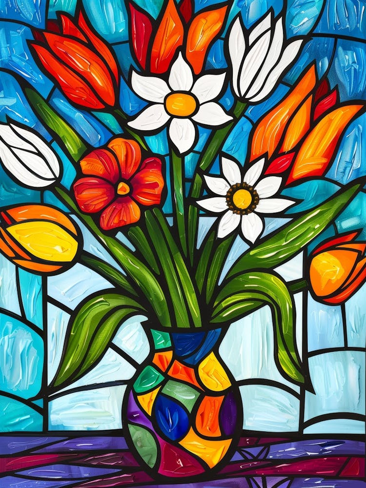 Tulips In A Vase 3