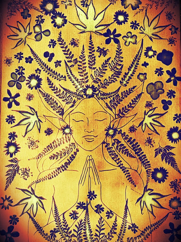 Yellow garden spirit
