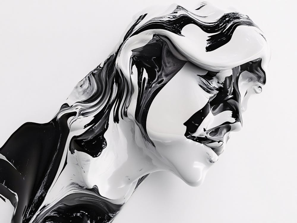 Black And White Portrait Of A Woman 8