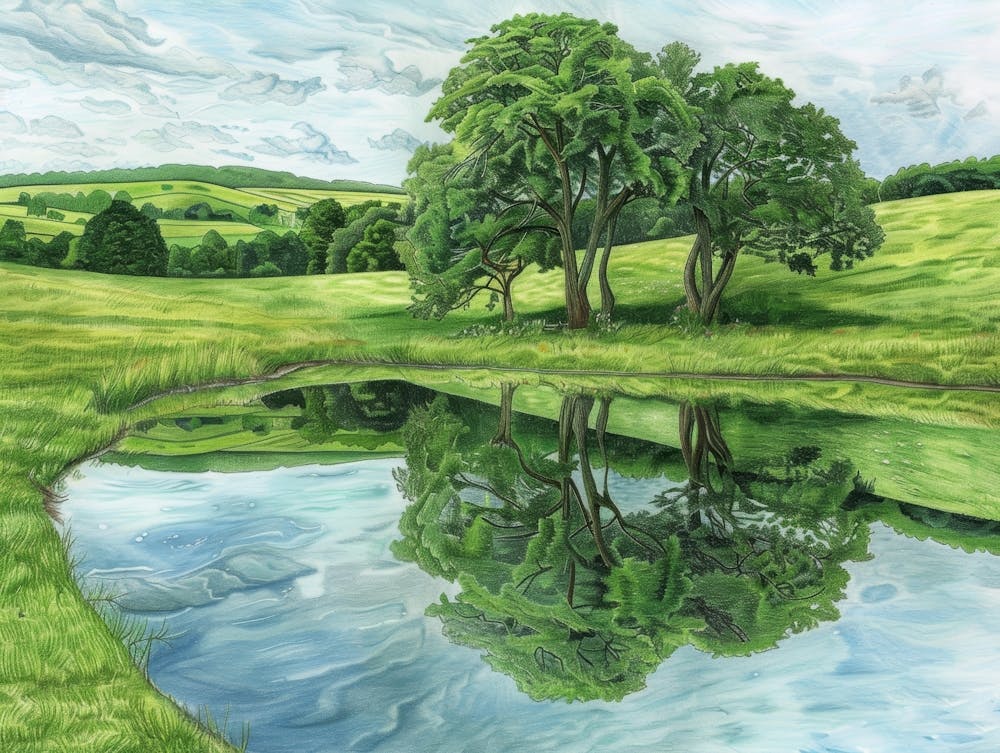 Pond Reflection