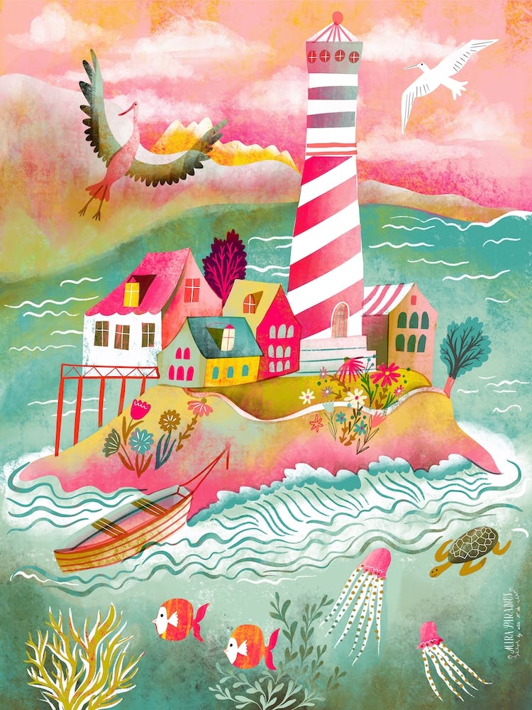 Lighthouse Island Sea Life