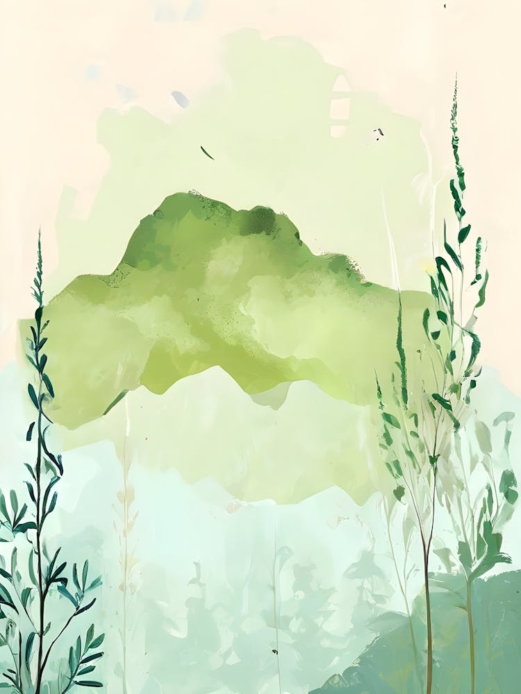 Watercolor Of A Forest 7