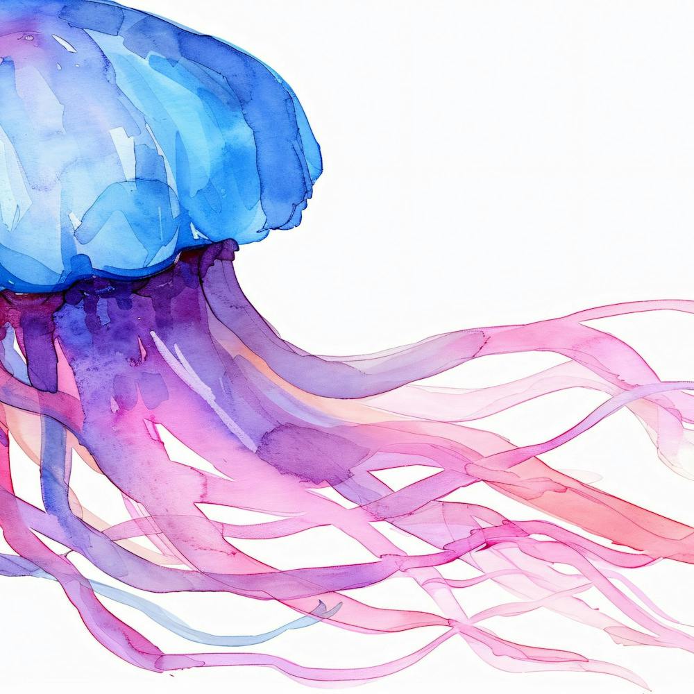 Watercolor Jellyfish