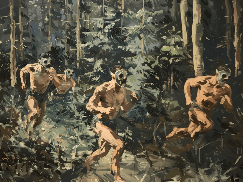 Men Running Redwoods 1 Fy H