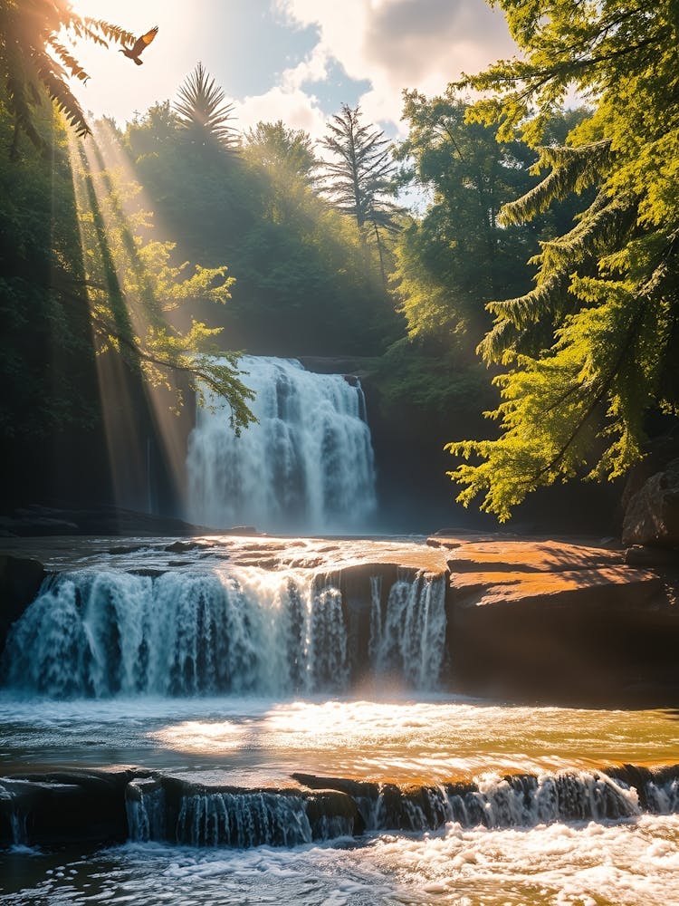 Waterfall In The Forest 9