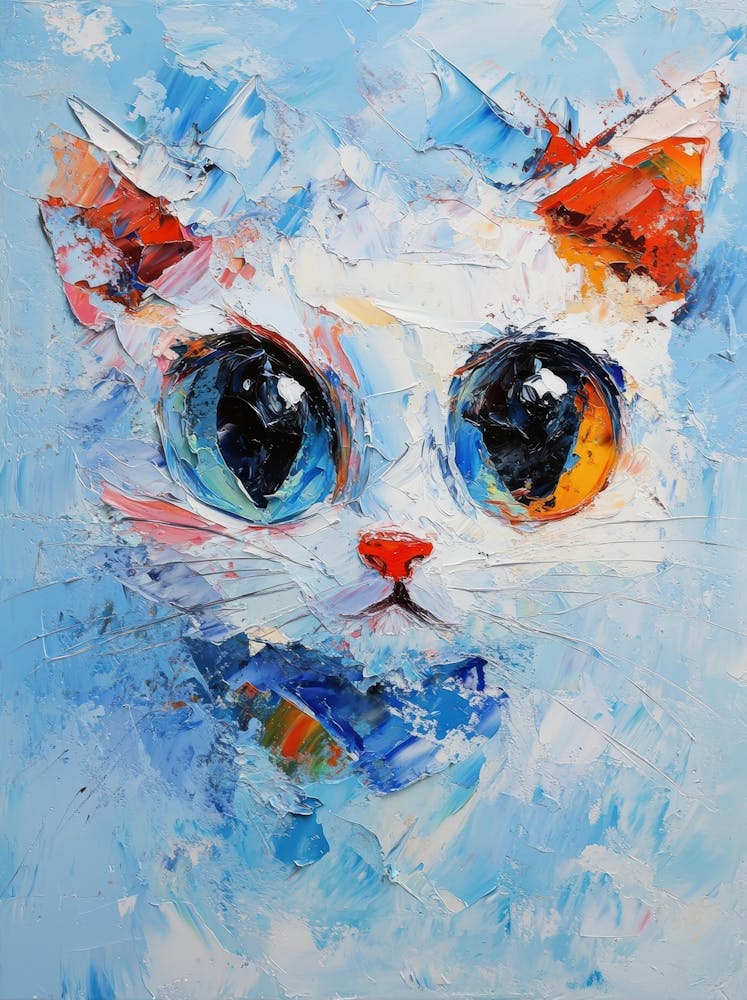 Katze mit großen Augen 2
