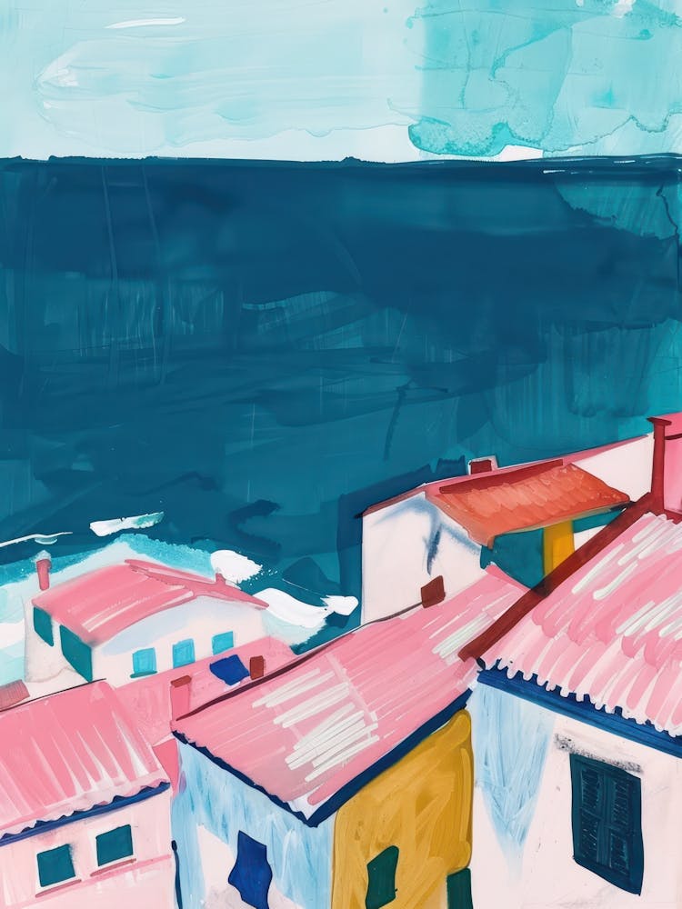 Travel Poster Happy Places Santander 4