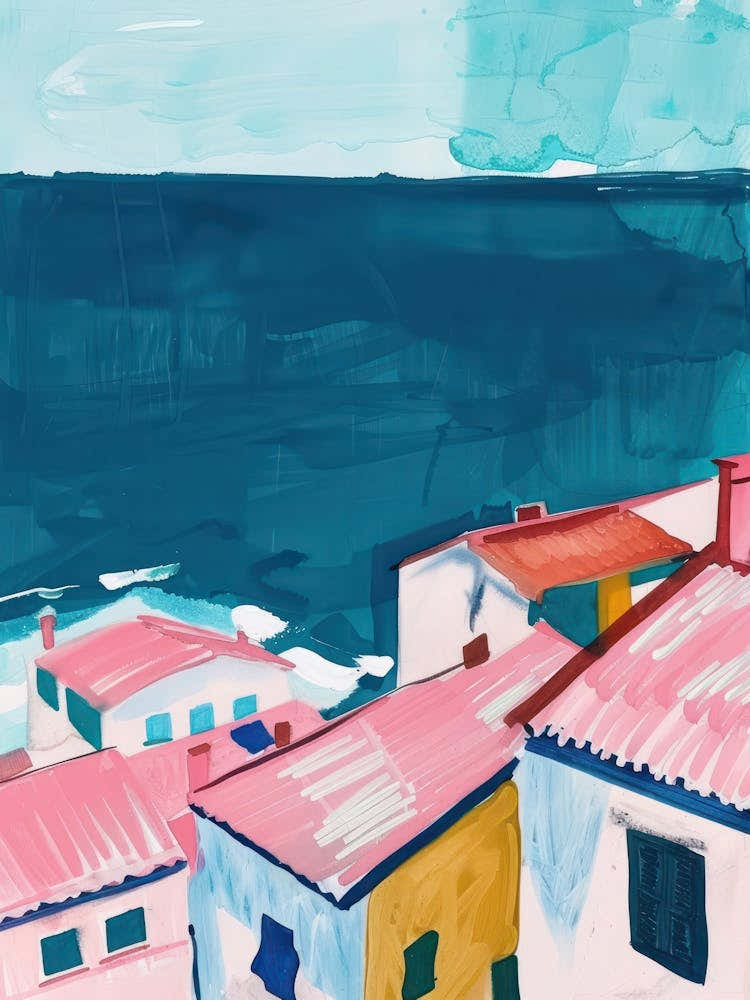 Travel Poster Happy Places Santander 4