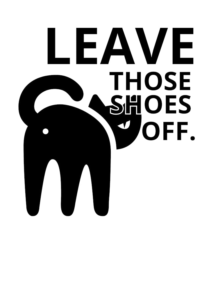 Leave Those Shoes Off