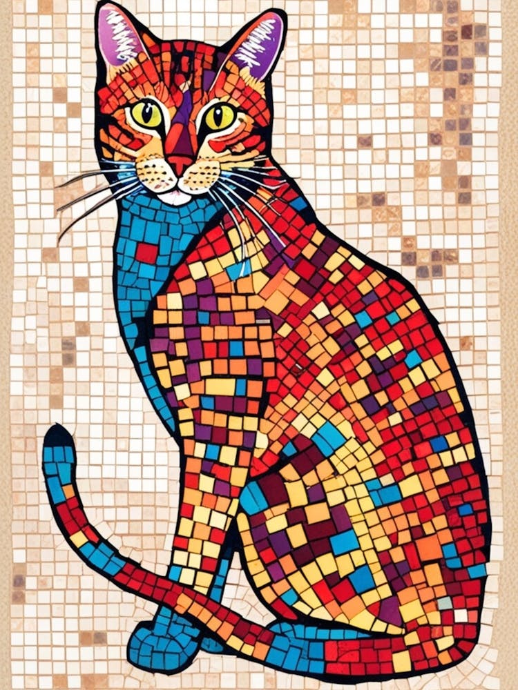 Mosaic Cat 8