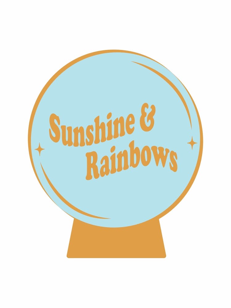 Sunshine & Rainbows - Blue