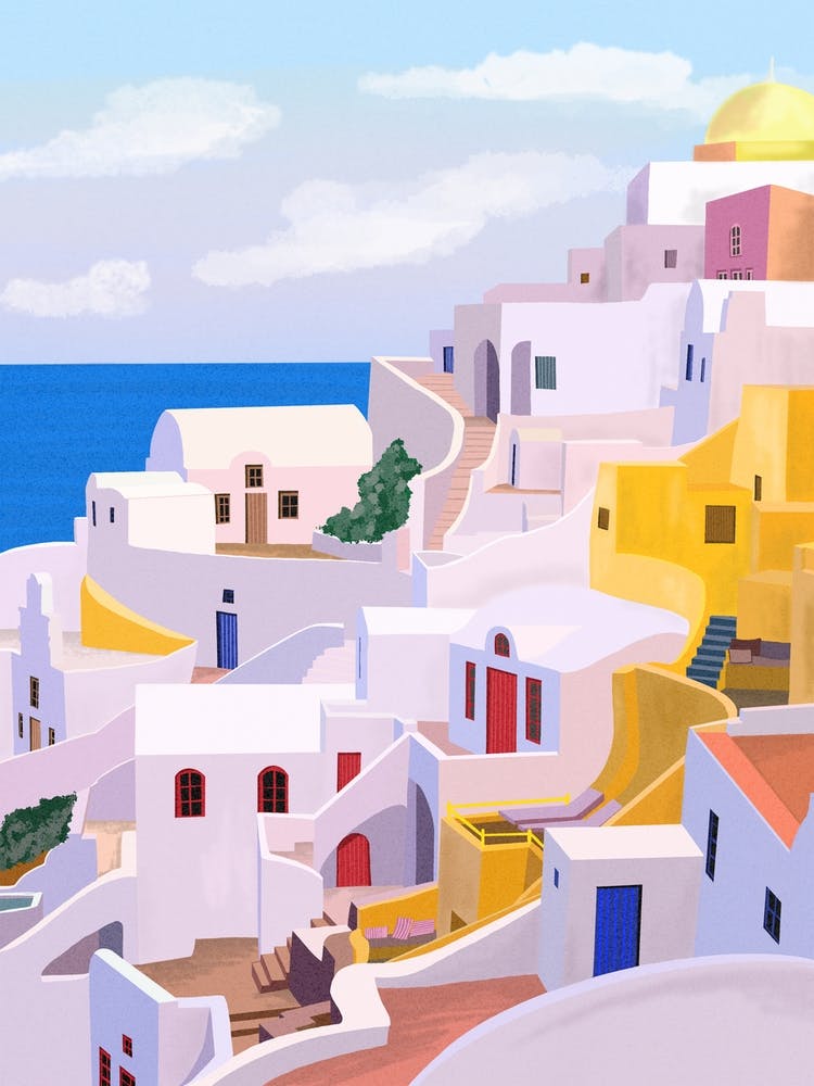 Santorini Landscape