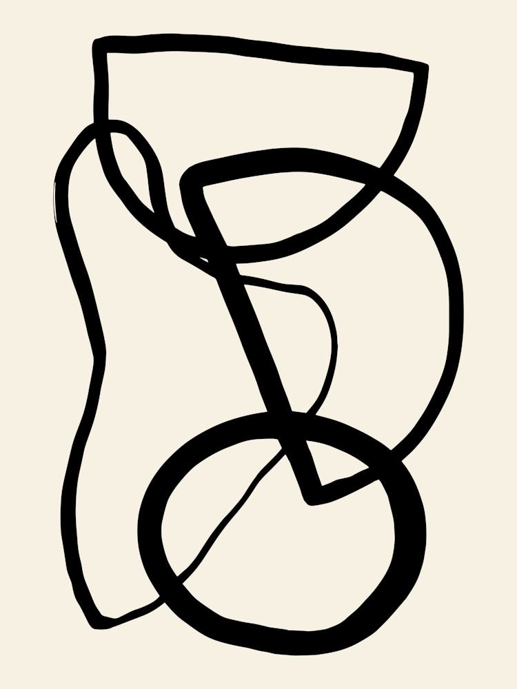 Abstract Beige Art Poster_1981635