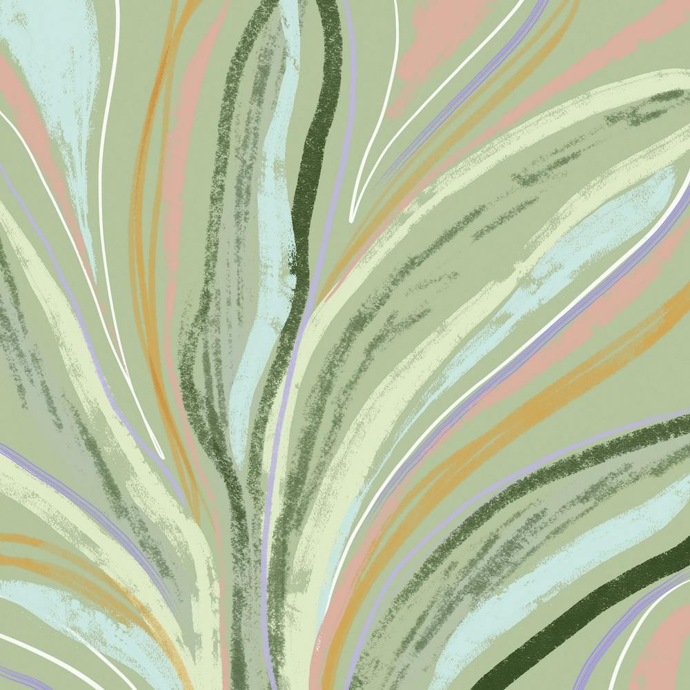 Abstract Fauna Square