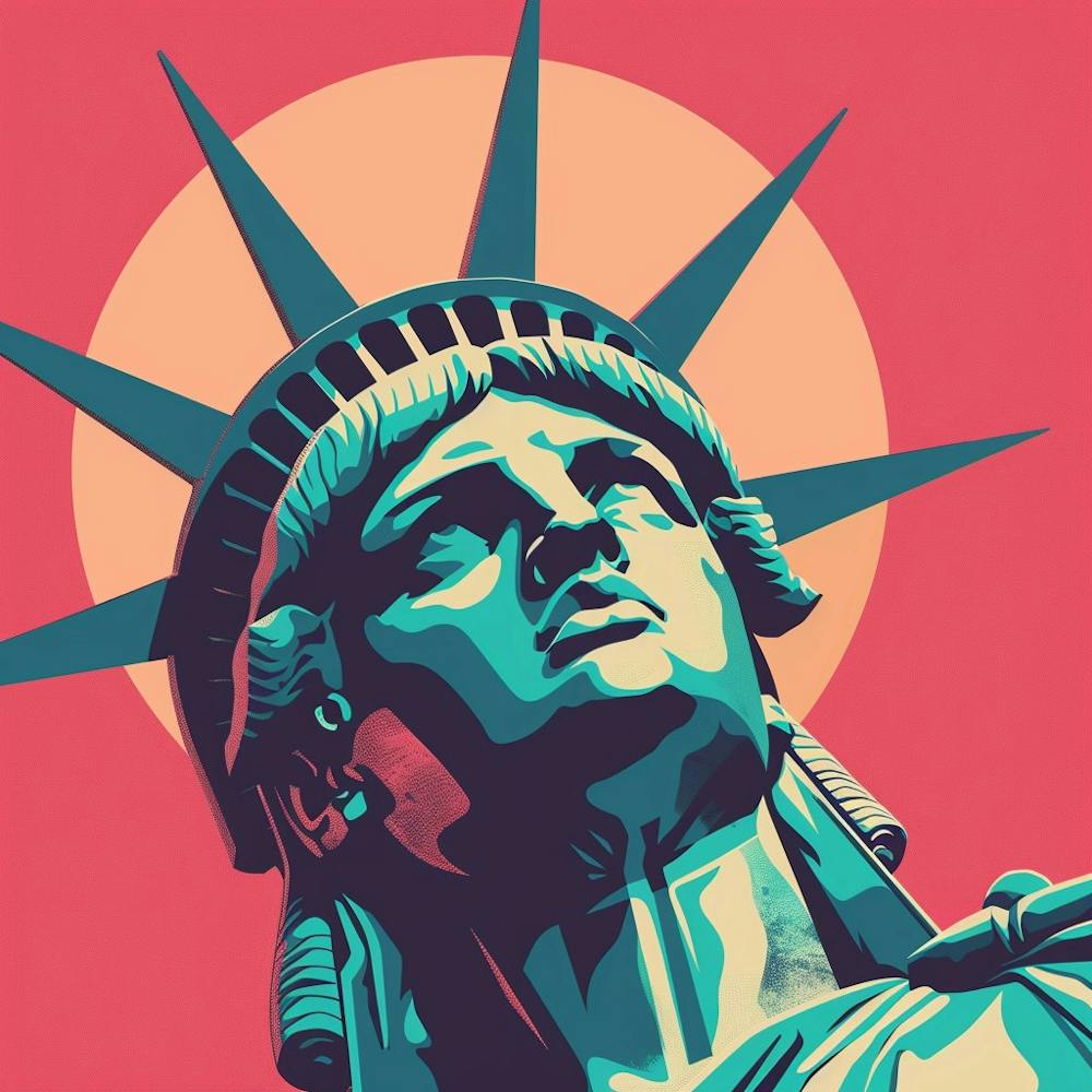 Statue of Liberty NY Usa Illustration Vectorielle 1720362777 1