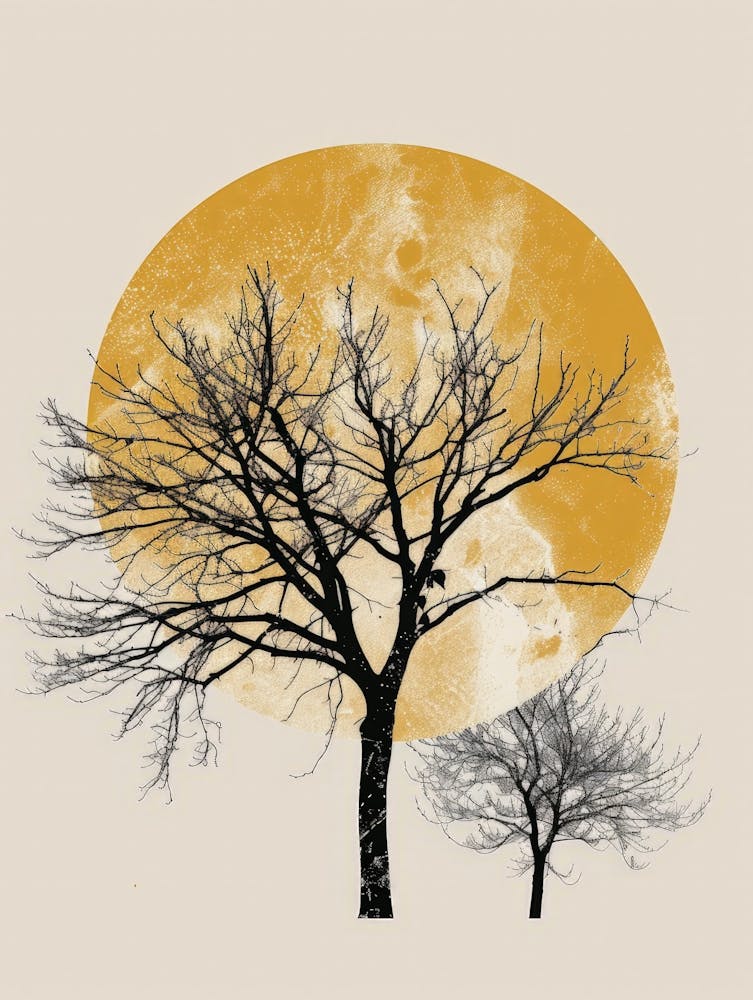 Trees In The Moonlight