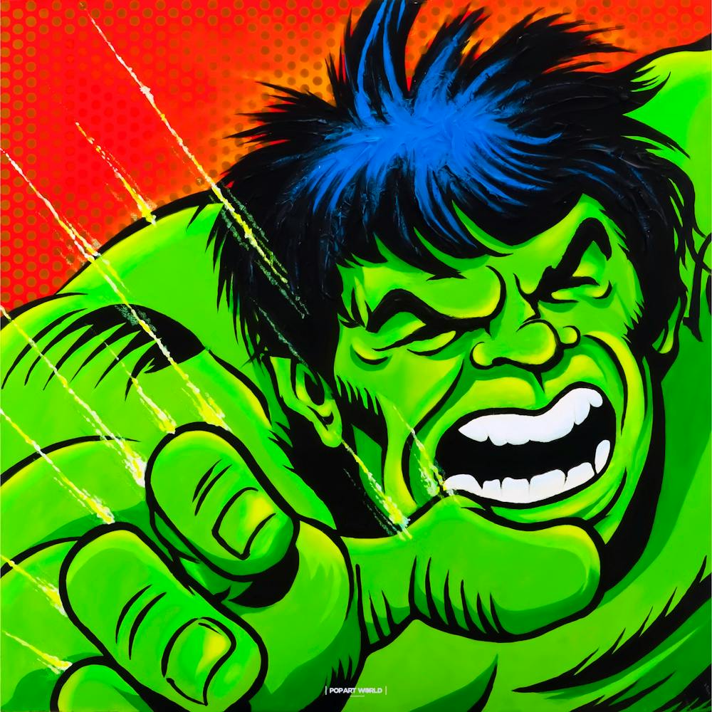 Hulk | Comic Art Digital | Pop Art World 2025