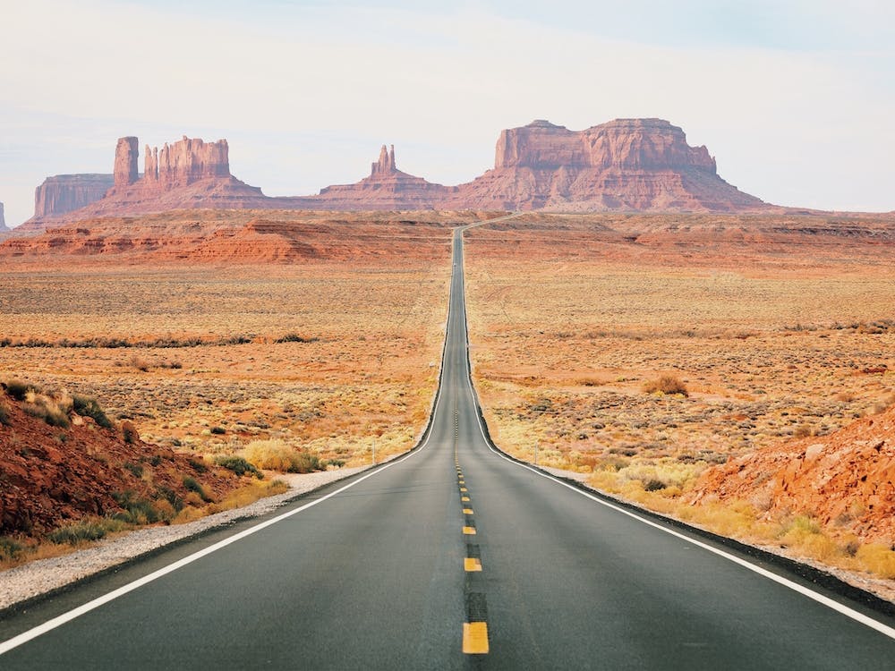 Highway To Monument Valley