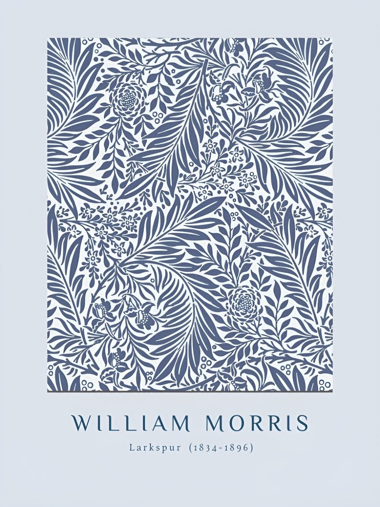Larkspur , William Morris collection