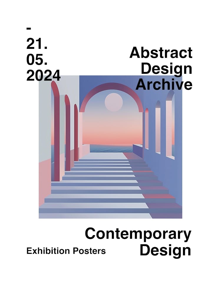 Abstract Design Archive Poster 06