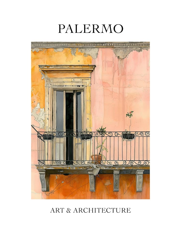Palermo Travel And Architecture Poster 4