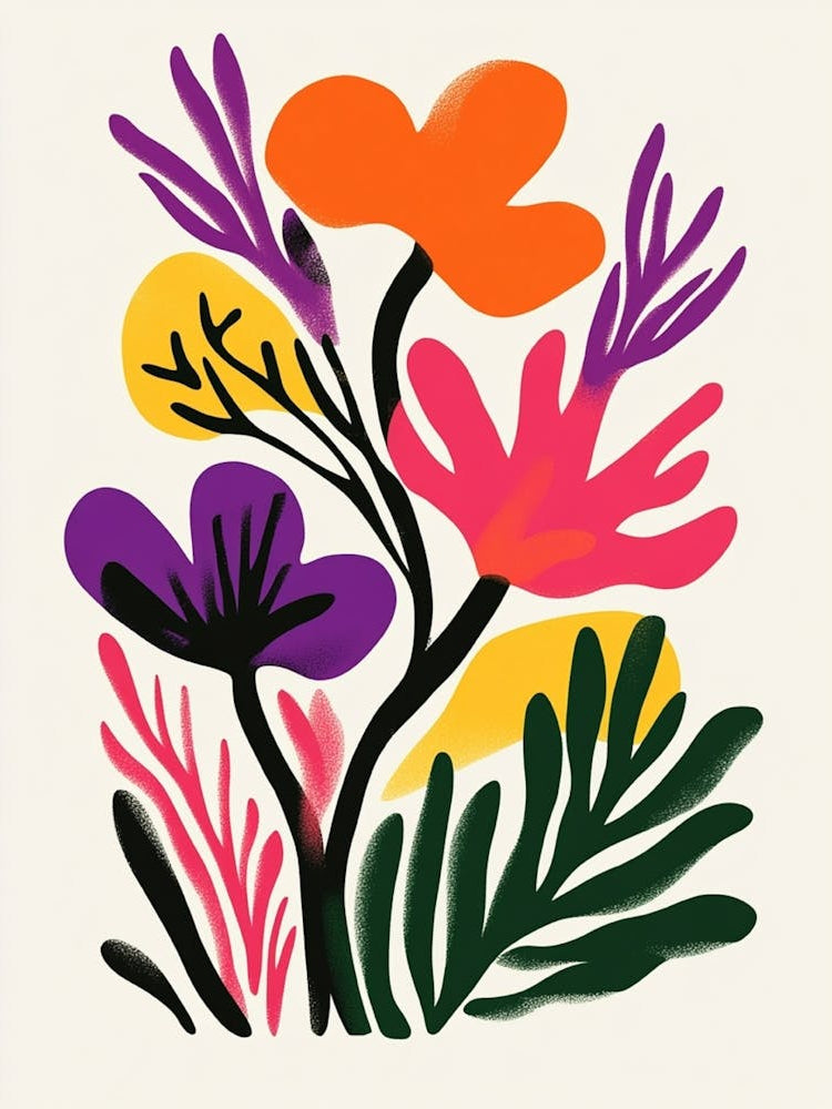 Abstract Floral Painting 11