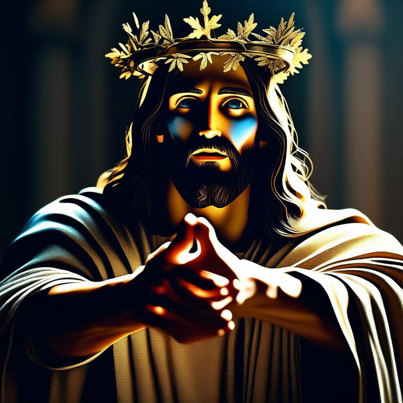 Jesus With Crown