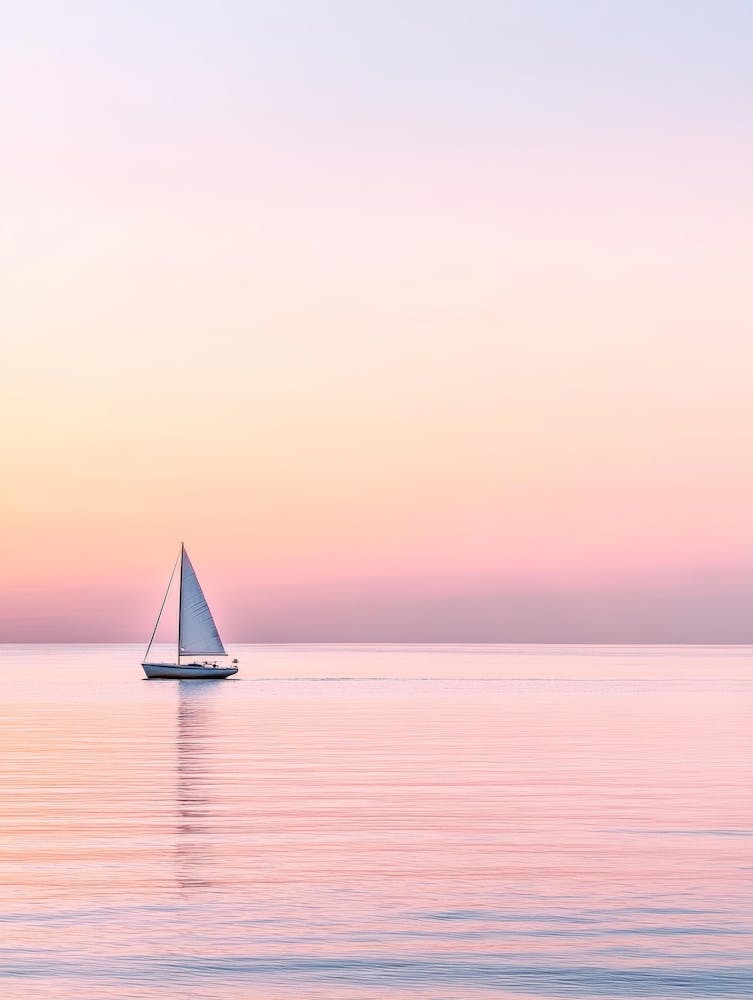 Sailboat At Sunset 39