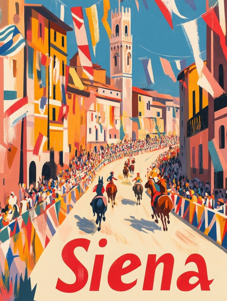 Aihrgdesign A 1970s Inspired Travel Poster For Siena Depictin 12f956f0 A9b5 4397 8c90 Ea1497db9534 3