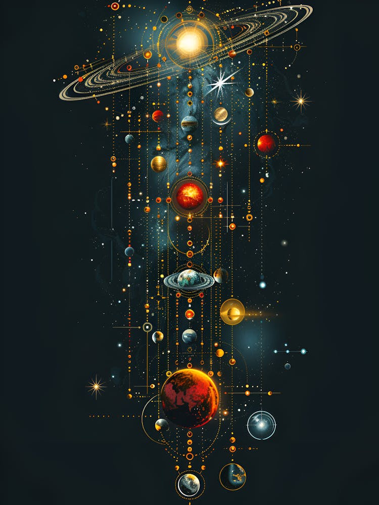 Solar System Canvas Art