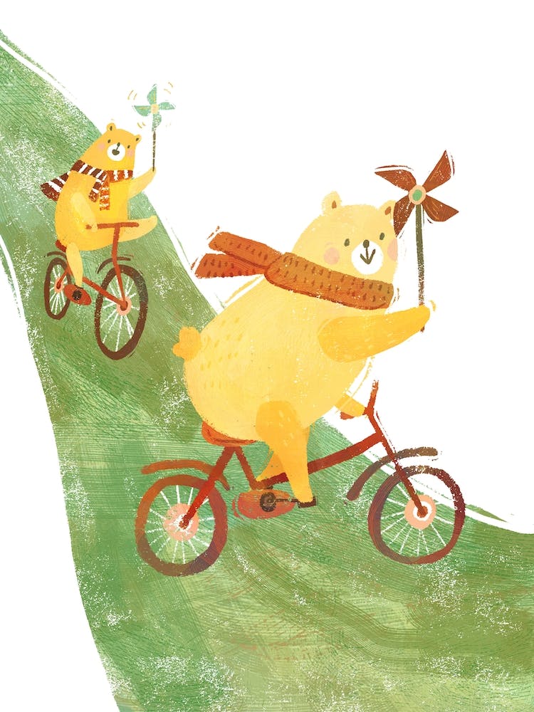 Bears Ride Bikes