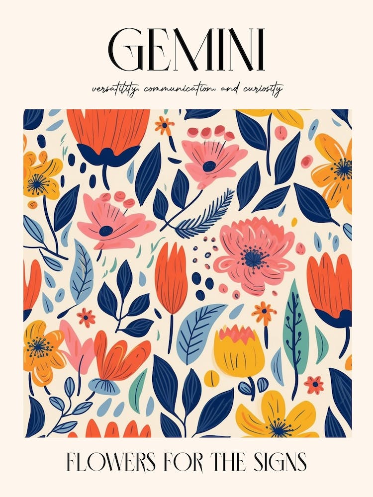 Flowers For The Signs Gemini Zodiac Sign