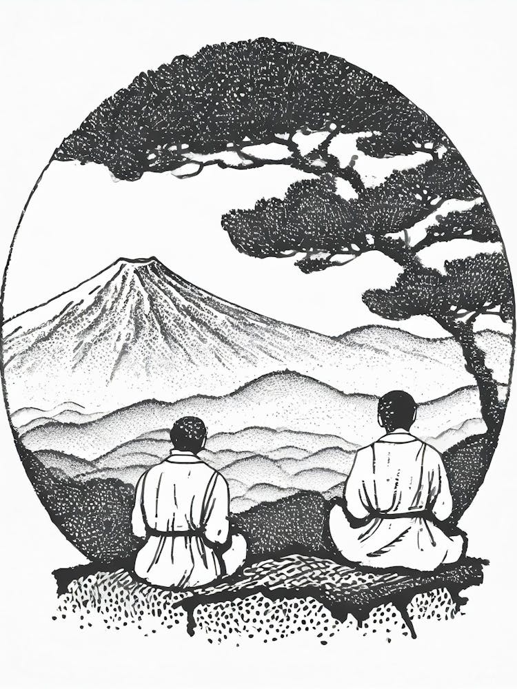 Two Buddhist Monks 1
