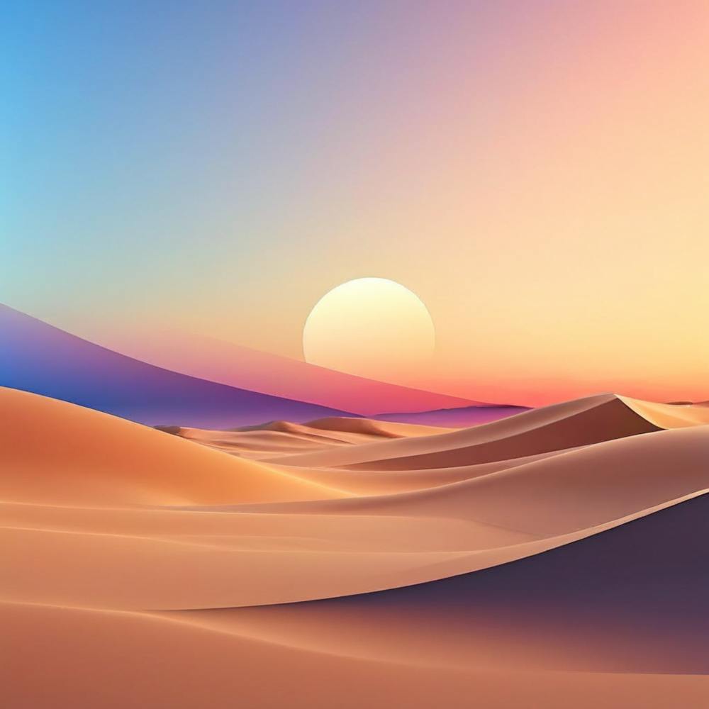 Sunset In The Desert 7