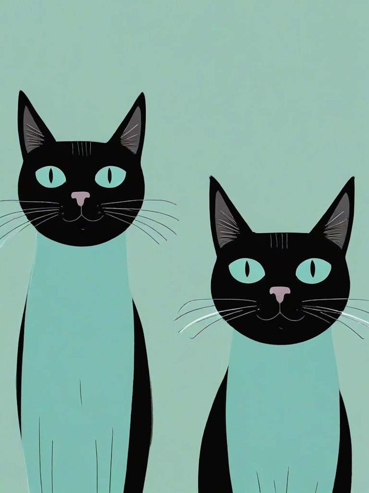 Two Cats Arts Prints (2)