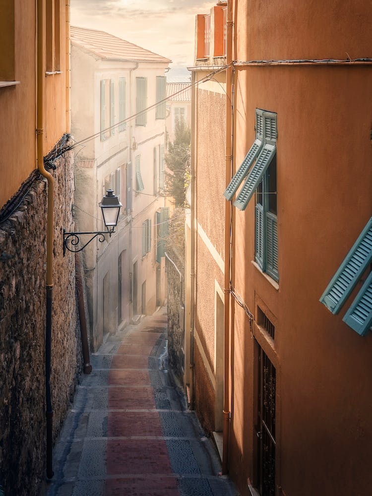 Narrow Street In France
